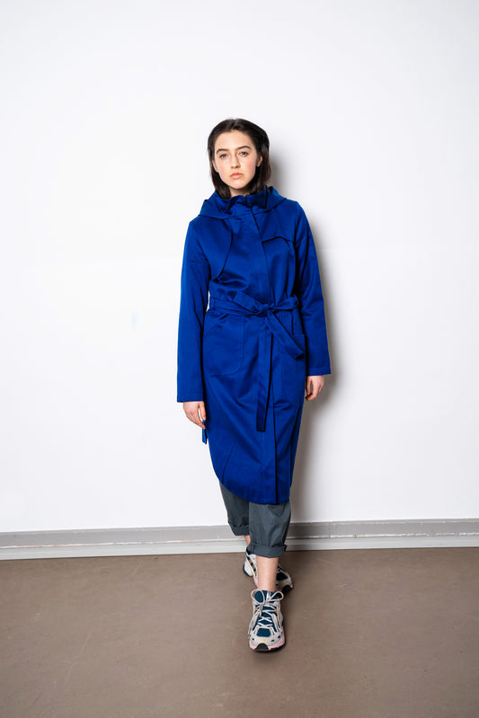 DROPS RAINCOAT electric blue