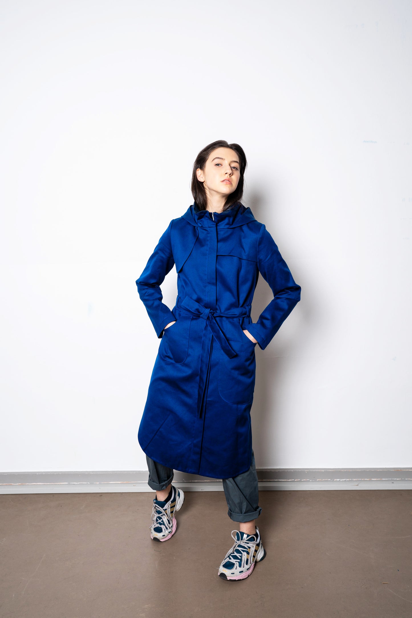 DROPS RAINCOAT electric blue